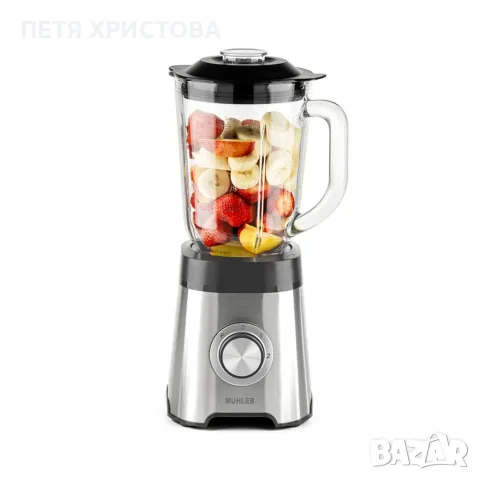 Блендер Muhler, 500W, 1.5 л, стъклена кана, снимка 7 - Блендери - 56184381