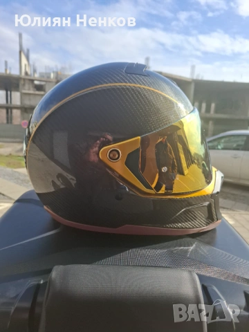 Scorpion Exo-HX1 Carbon SE Black/Gold, снимка 4 - Аксесоари и консумативи - 53465309