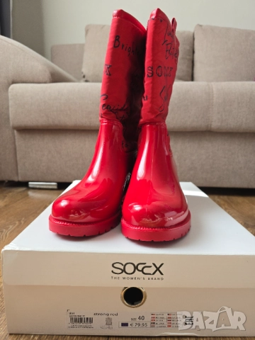Дамски ботуши Soccx гумени, снимка 5 - Дамски ботуши - 52050465