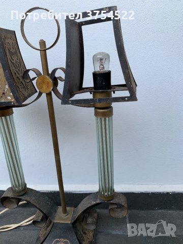 Стара руска настолна лампа, снимка 7 - Антикварни и старинни предмети - 41421350