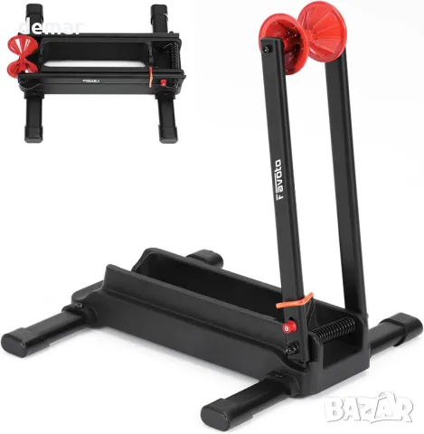 Сгъваема стойка за велосипеди Favoto – подходяща за 20-29 инчови шосейни и планински велосипеди