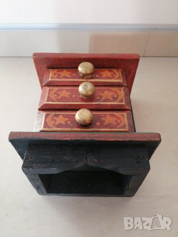 Дървена кутия 15 х 9.5 h 17.5 см. , снимка 5 - Други стоки за дома - 40596059