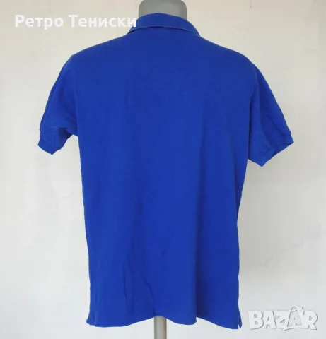 Тениска • Short Sleeve #100 • Lacoste • синьо • размер L • Мъже, снимка 2 - Тениски - 56313065