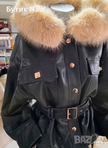 Дамско кожено яке!, снимка 6 - Якета - 51839474