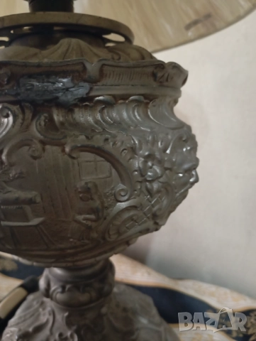 Винтидж настолна лампа, снимка 3 - Настолни лампи - 52364302