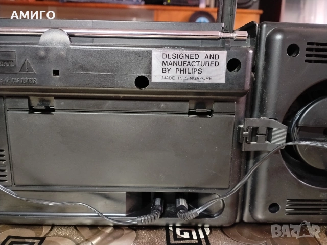 Продавам радио касетофон PHILIPS D 8273, снимка 7 - Радиокасетофони, транзистори - 53702749