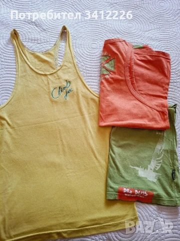 Мъжки потник / тениска 3 бр. L, снимка 3 - Тениски - 50656851