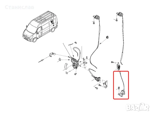 Renault Master 3 Брава за багажник, снимка 5 - Части - 50315200