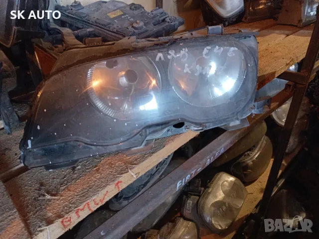 BMW E46 купе ляв фар , снимка 1
