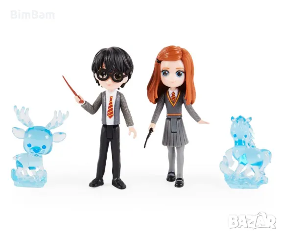 Колекционерски комплект мини фигурки Хари Потър MAGICAL minis -  Harry Potter и Ginny Weasley​, снимка 3 - Фигурки - 48024660