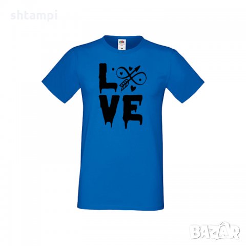 Мъжка тениска Свети Валентин Love 1, снимка 2 - Тениски - 35713255