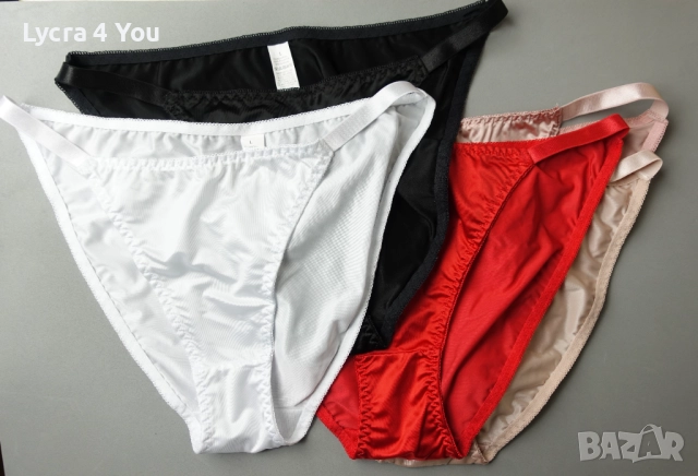 Комплект от 5 броя лъскави бикини L размер