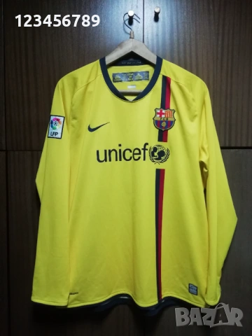 Barcelona Lionel Messi 2008/2009 Nike оригинална тениска фланелка екип Барселона Меси , снимка 2 - Тениски - 53260468
