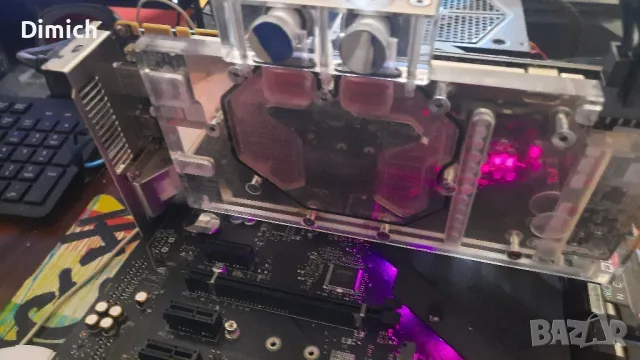 Видеокарта GTX 1070 + Водно охлаждане EK predator 240, снимка 2 - Видеокарти - 50366877