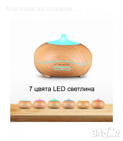 УЛТРАЗВУКОВ ДИФУЗЕР ЗА АРОМАТЕРАПИЯ - 400МЛ. - код 2024, снимка 10 - Други - 34229625