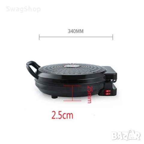 Иновативен уред за палачинки, пица и други ястия, без нужда от обръщане, снимка 2 - Друга електроника - 52816980