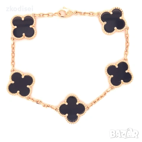 Златна дамска гривна Van Cleef 9,63гр. 18,0см. 14кр. проба:585 модел:37758-3