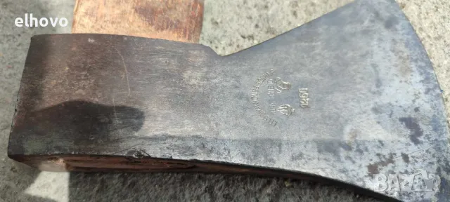 Стара брадва с дълга дръжка#35, снимка 5 - Антикварни и старинни предмети - 50218906