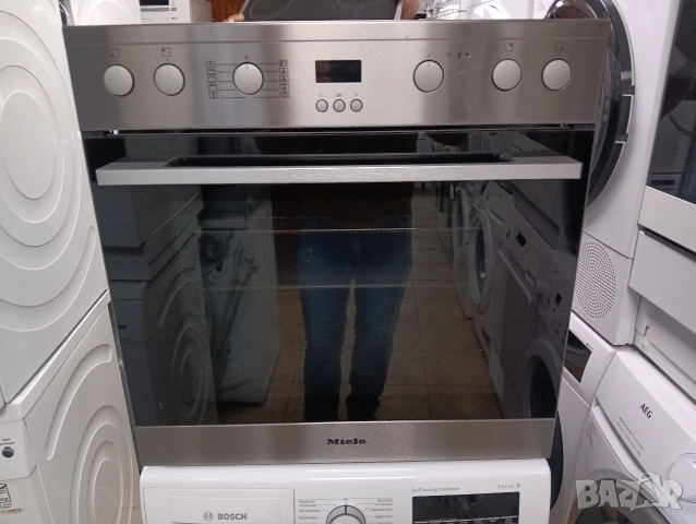 Иноксова печка за вграждане с керамичен плот Миеле Miele Made in Germany с две години гаранция!, снимка 4 - Печки, фурни - 53832618