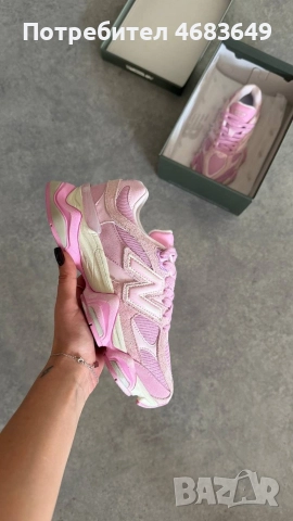 New Balance 9060 pink, снимка 6 - Маратонки - 52817720