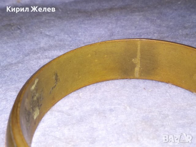 СТАРИННА ОРНАМЕНТИРАНА РЕТРО ГРИВНА от БРОНЗ и МЕД РЪЧНА МАЙСТОРСКА ИЗРАБОТКА 38314, снимка 3 - Антикварни и старинни предмети - 41096221