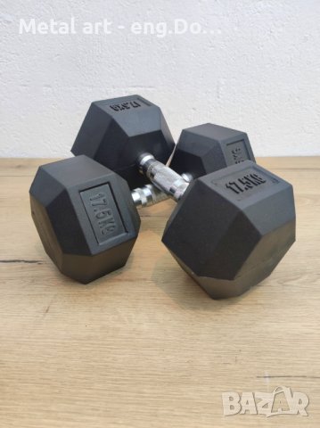 Професионални шестоъгълни дъмбели - Hex Dumbbells, снимка 11 - Фитнес уреди - 40971704