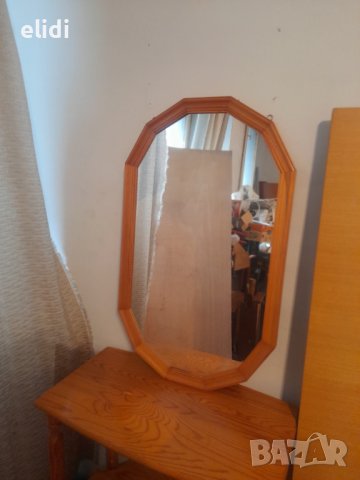 Огледало с рамка от дърво , снимка 2 - Огледала - 38058298