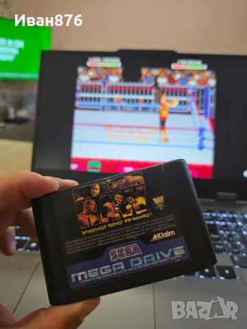 WWF RAW Sega Mega Drive дискета