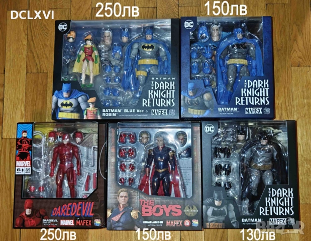 MAFEX Колекция: Batman, Daredevil, Homelander, Nightwing