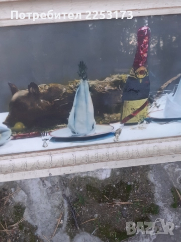 Стара картина на фазер с палми.Големи соц.картини., снимка 6 - Картини - 50591589