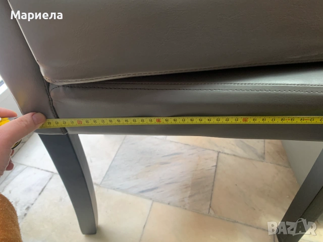 Трапезни столове ЕКО КОЖА 2 бр. / Мостри, снимка 6 - Столове - 53717811