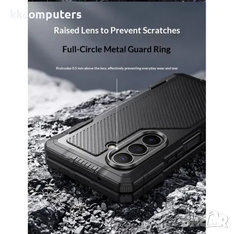 За Samsung Galaxy Z Fold8 Ultra Алуминиев Силиконов Калъф със Скрита Стойка и PET Скрийн Протектор –, снимка 8 - Калъфи, кейсове - 55911600