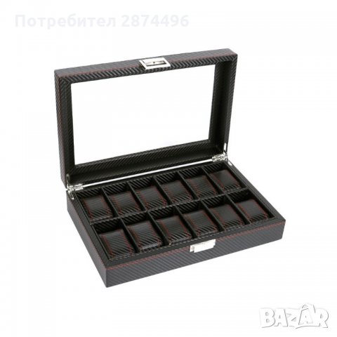 2169 Карбонова кутия за часовници за 12 часовника, снимка 7 - Други - 35786687