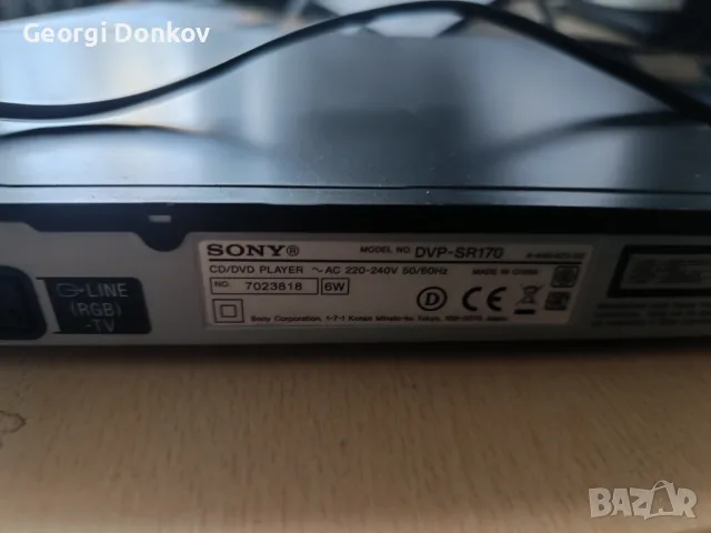 Компактен CD/DVD плеър Sony DVP-SR170 с оригинално дистанционно + ПОДАРЪК диск, снимка 4 - Плейъри, домашно кино, прожектори - 56228130