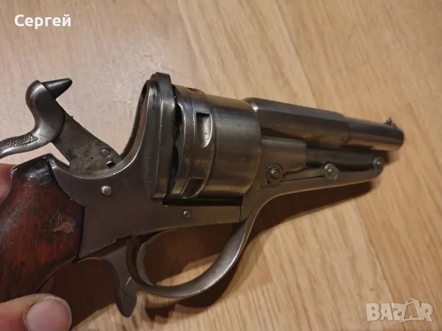 Френски револвер Галанд, снимка 4 - Антикварни и старинни предмети - 56168924