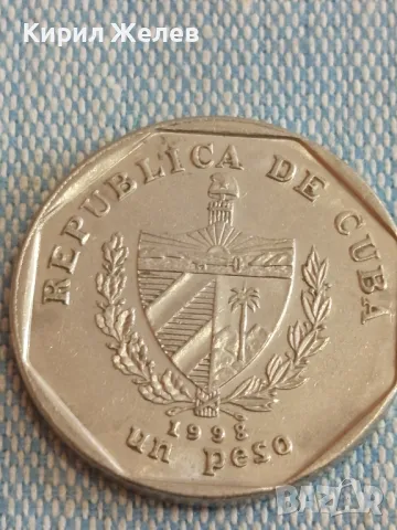 Стара монета 1 песо 1998г. Куба за КОЛЕКЦИЯ 41110, снимка 4 - Нумизматика и бонистика - 48765822