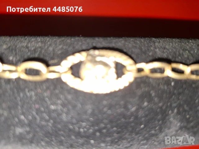 ДАМСКА ЗЛАТНА ГРИВНА ВЕРСАЧЕ 14К., снимка 5 - Гривни - 51028519