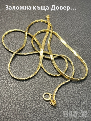 Златен Ланец житен клас синджир  златно ланче 14 к 585 gold zlato zlatni lanec lance , снимка 2 - Колиета, медальони, синджири - 51840190