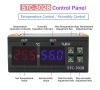 Двоен цифров термостат и влагорегулатор STC3028 , снимка 2