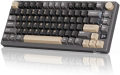 Нова RK M75 Игрова Механична RGB Клавиатура Безжична OLED Бутон