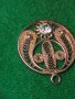 СРЕБЪРЕН ФИЛИГРАНЕН СТАРИНЕН МЕДАЛЬОН с ФАСЕТИРАН КРИСТАЛ РЪЧНА ИЗРАБОТКА 19532, снимка 4