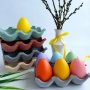Силиконов молд Яйце , Великден , форма за свещ свещи , сапун , декорация яйца, снимка 3