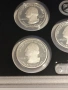 САЩ сет 5 броя 1/4 долар мат-гланц 2012г. сребро, снимка 6