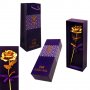 "Златна роза" в кутия и подаръчна торбичка, снимка 1 - Подаръци за жени - 35918243