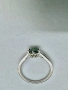 Сребърен пръстен с мойсанит (Диамант) 1 карат, снимка 8