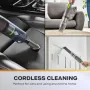 Нова Безжична компактна прахосмукачка Daewoo, 30 минути работа, 120 мл, снимка 3