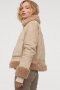 Зимно бежаво яке с пухкава подплата H&M, снимка 3