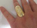 Златен пръстен без камъни 1, снимка 10