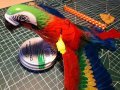  Летяща/висяща играчка Електрически папагал , снимка 1