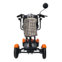 Сгъваема електрическа четириколка MaxMotors 750W - Orange, снимка 7